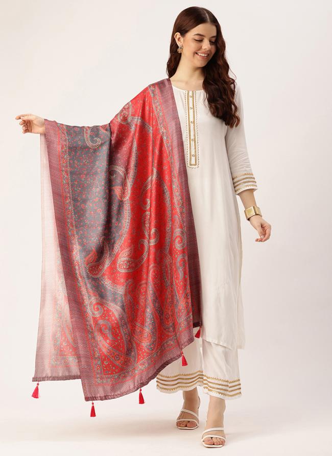 Cotton Multi Colour Daily Wear Printed Dupatta